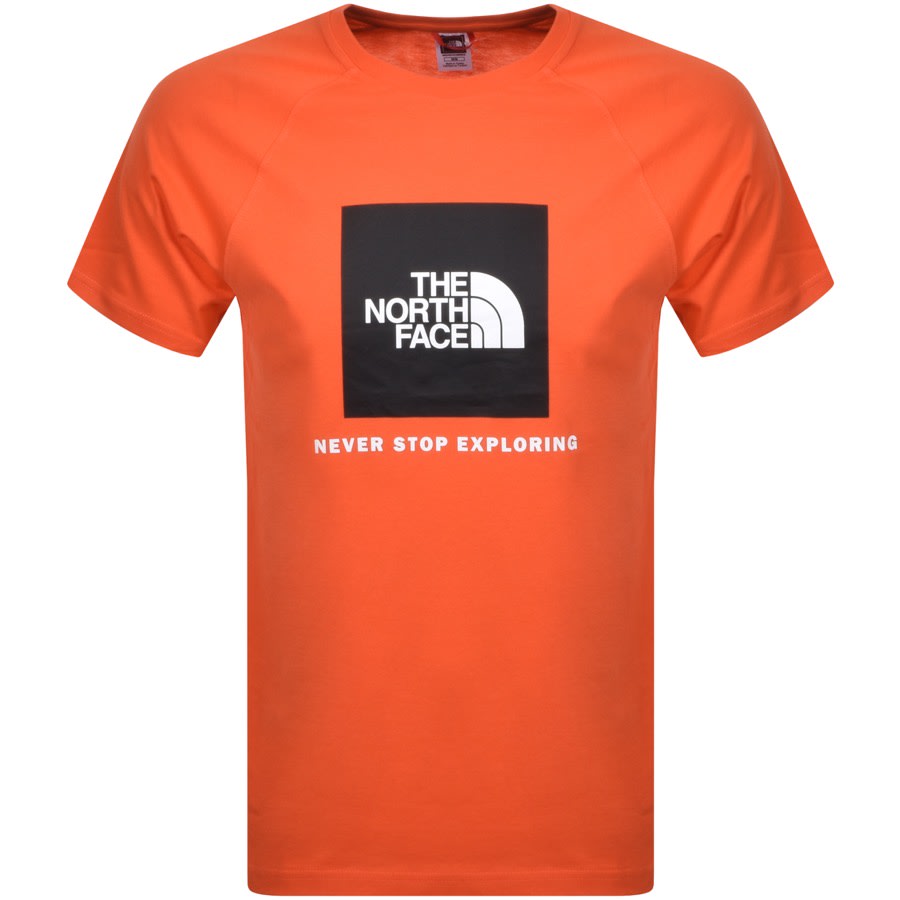 Alternative Image for ProductThe North Face Raglan Redbox T Shirt Orange1